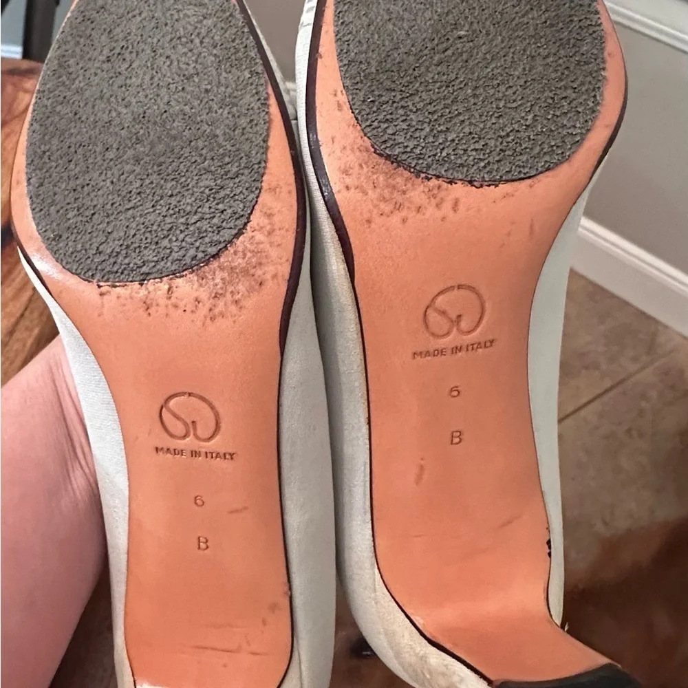St. John Elegant Silver and Gold Heels